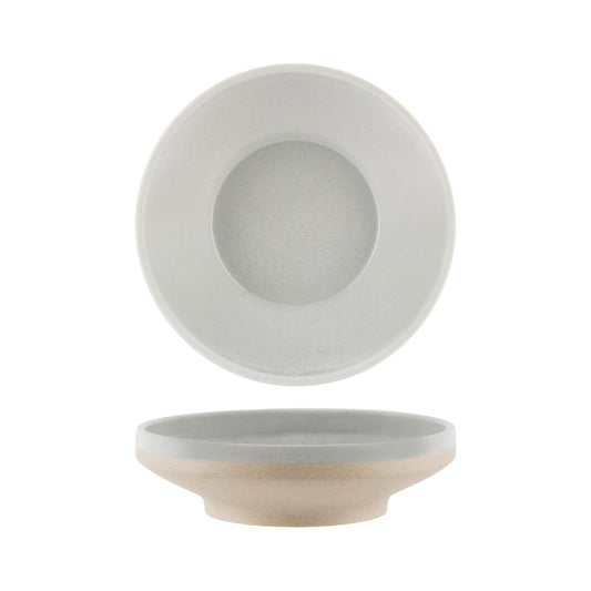 Tablekraft Soho Limestone Footed Bowl 227x62mm / 1350ml (Box of 4) - Kitchenly