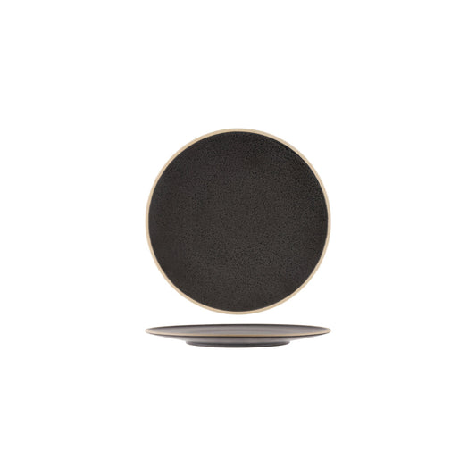 Tablekraft Soho Speckle Black Round Plate 210mm (Box of 6)