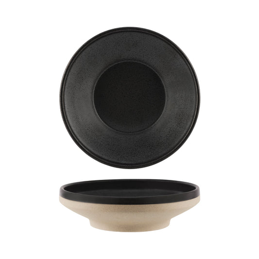 Tablekraft Soho Speckle Black Footed Bowl 227x62mm / 1350ml (Box of 4)