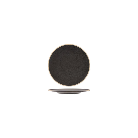 Tablekraft Soho Speckle Black Round Plate 160mm (Box of 6)