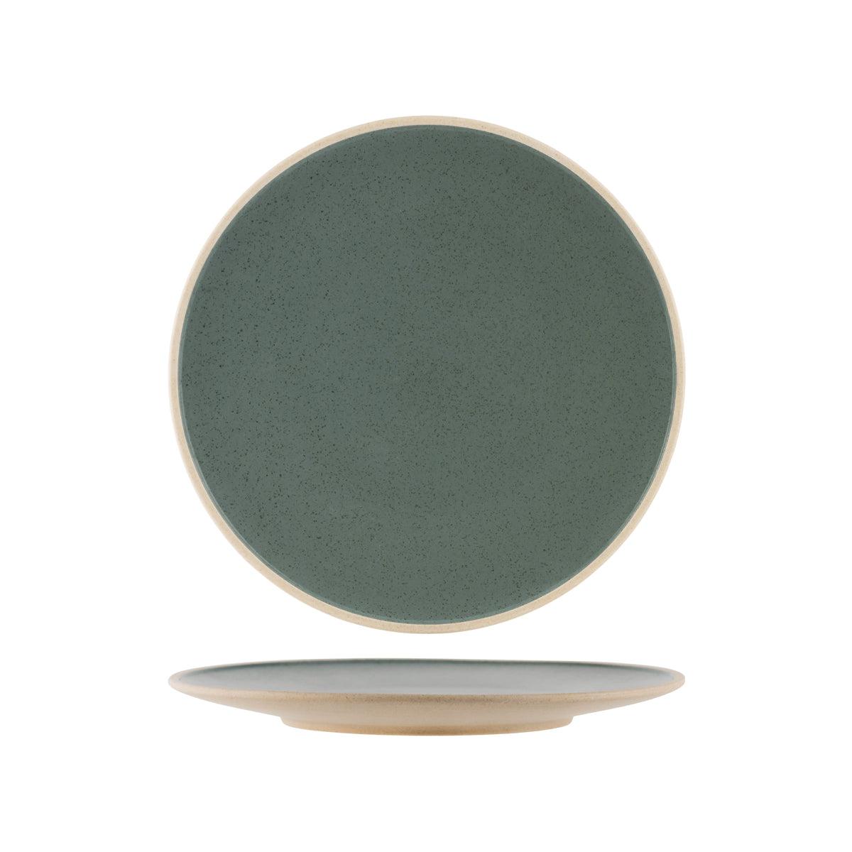 Tablekraft Soho Mint Green Round Plate 290mm (Box of 4) - Kitchenly