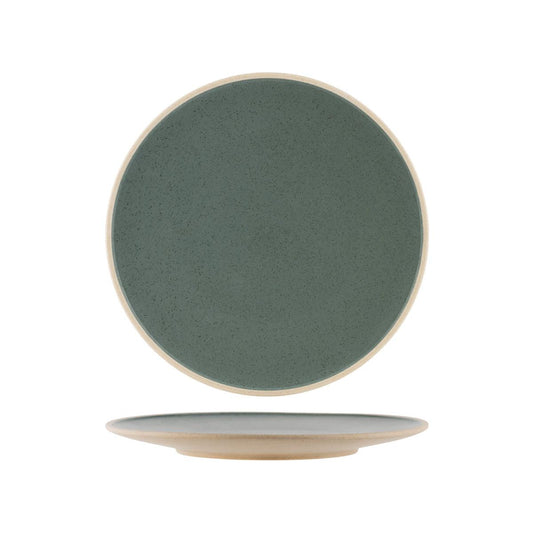 Tablekraft Soho Mint Green Round Plate 290mm (Box of 4) - Kitchenly