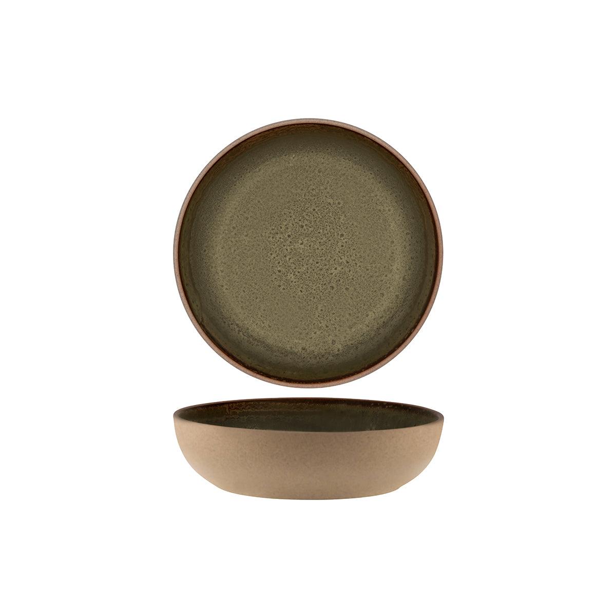 Tablekraft Soho Burnt Sienna Round Deep Bowl 200x55mm / 1050ml (Box of 6) - Kitchenly