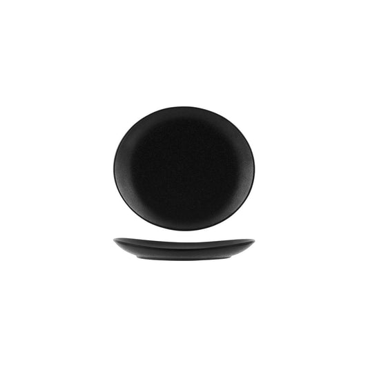 Tablekraft Black Oval Coupe Plate 210mm (Box of 6) - Kitchenly