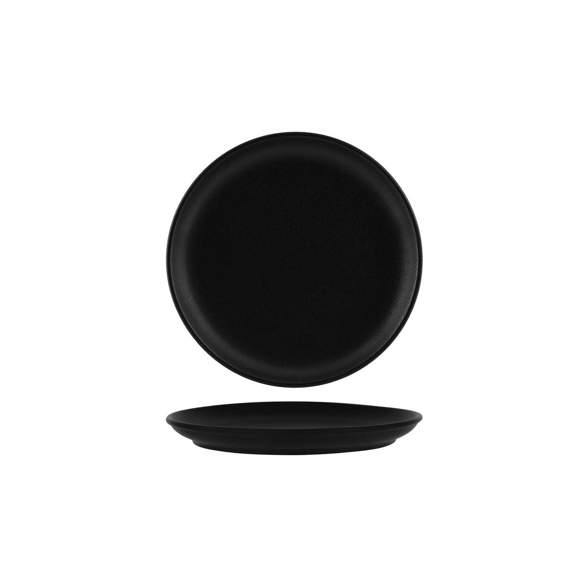 Tablekraft Black Round Coupe Plate 240mm (Box of 3) - Kitchenly