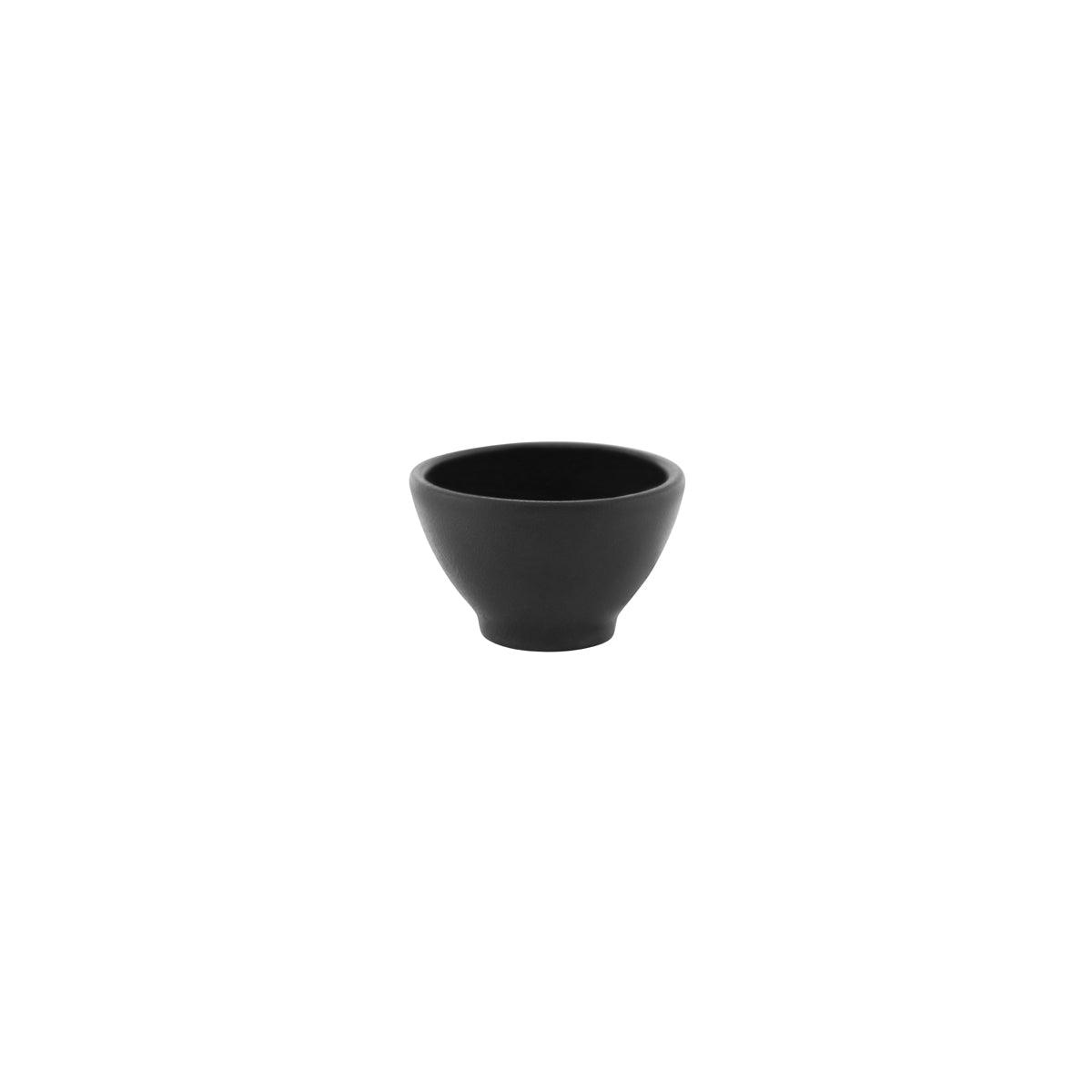 Tablekraft Black Footed Sauce Dish 75mm (Box of 12) - Kitchenly