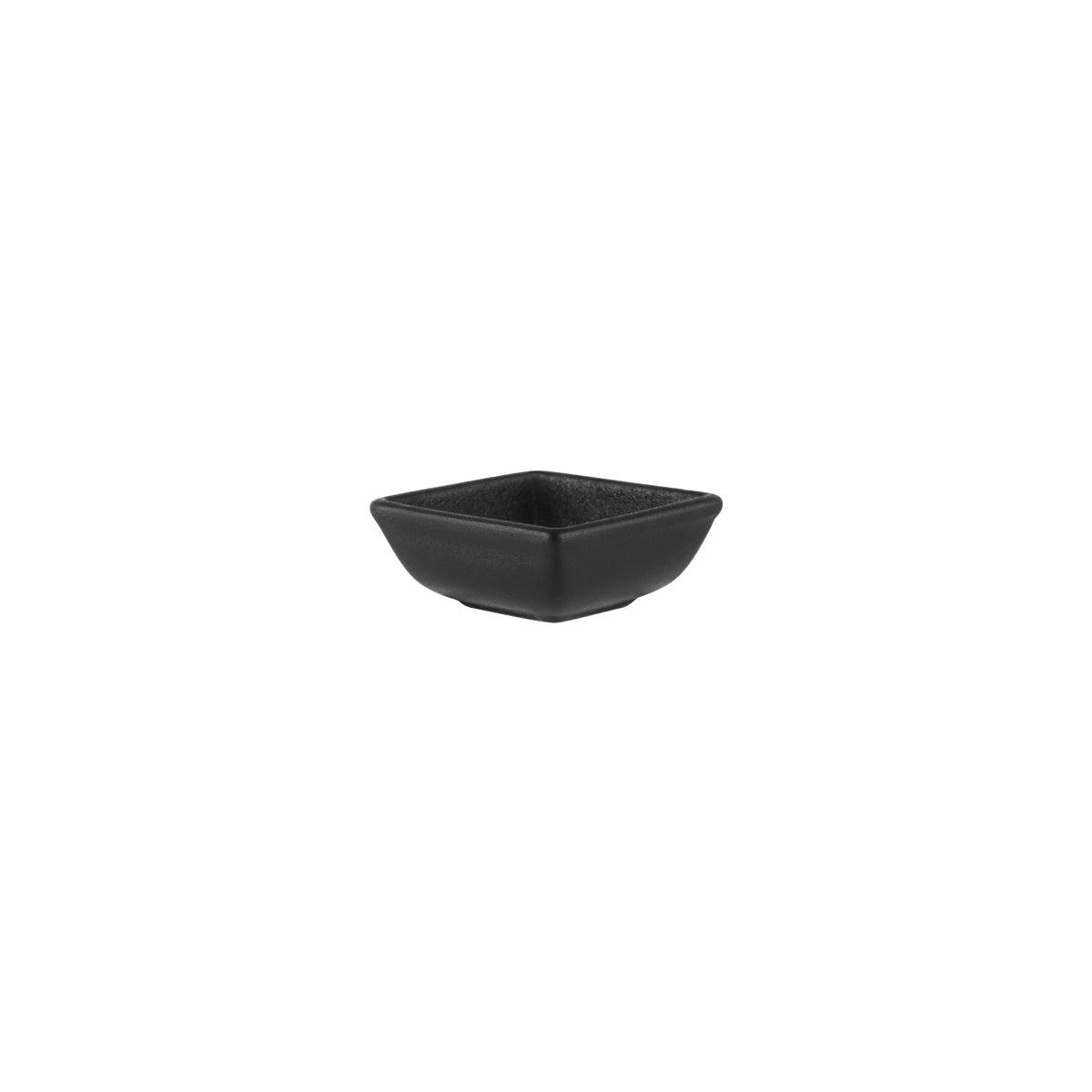 Tablekraft Black Square Sauce Dish 80mm (Box of 12) - Kitchenly