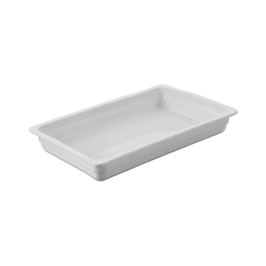 Chef Inox Porcelain Gastronorm Dish 1/1 Size 530x325x65mm - Kitchenly