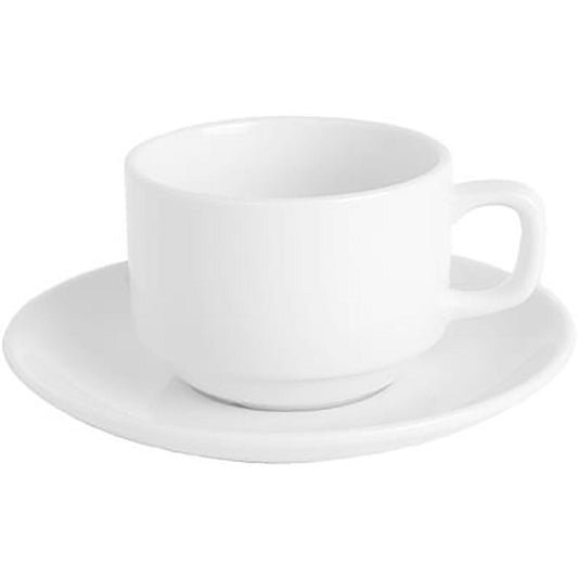 Royal Porcelain Chelsea Stackable Coffee Cup 109mm / 200ml (Box of 12) - Kitchenly