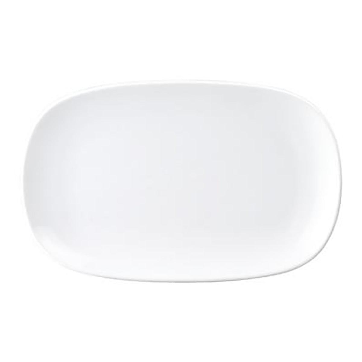 Royal Porcelain Chelsea Rectangular Coupe Platter 215x137mm (Box of 12) - Kitchenly