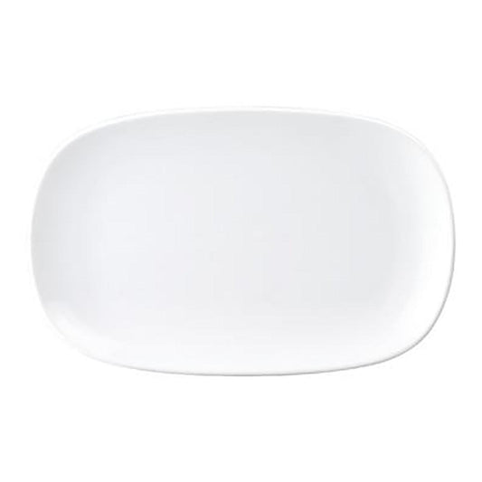 Royal Porcelain Chelsea Rectangular Coupe Platter 215x137mm (Box of 12) - Kitchenly