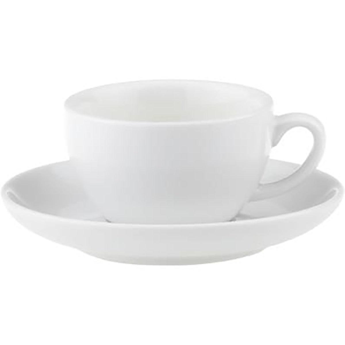 Royal Porcelain Chelsea Espresso Saucer 125mm (Box of 12) - Kitchenly