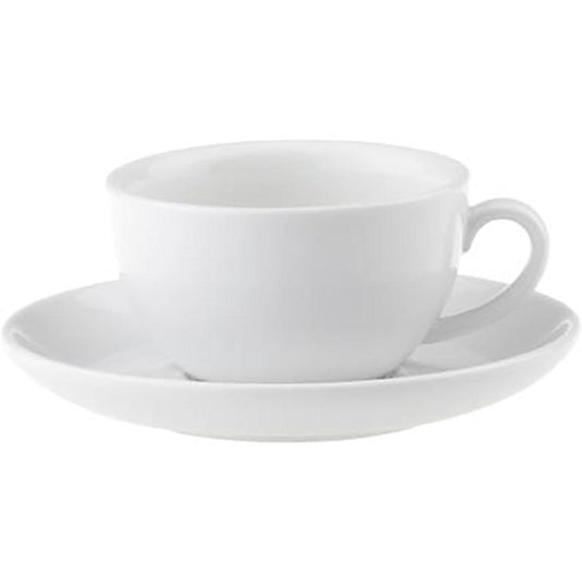 Royal Porcelain Chelsea Cappuccino Saucer 150mm (Box of 6) - Kitchenly