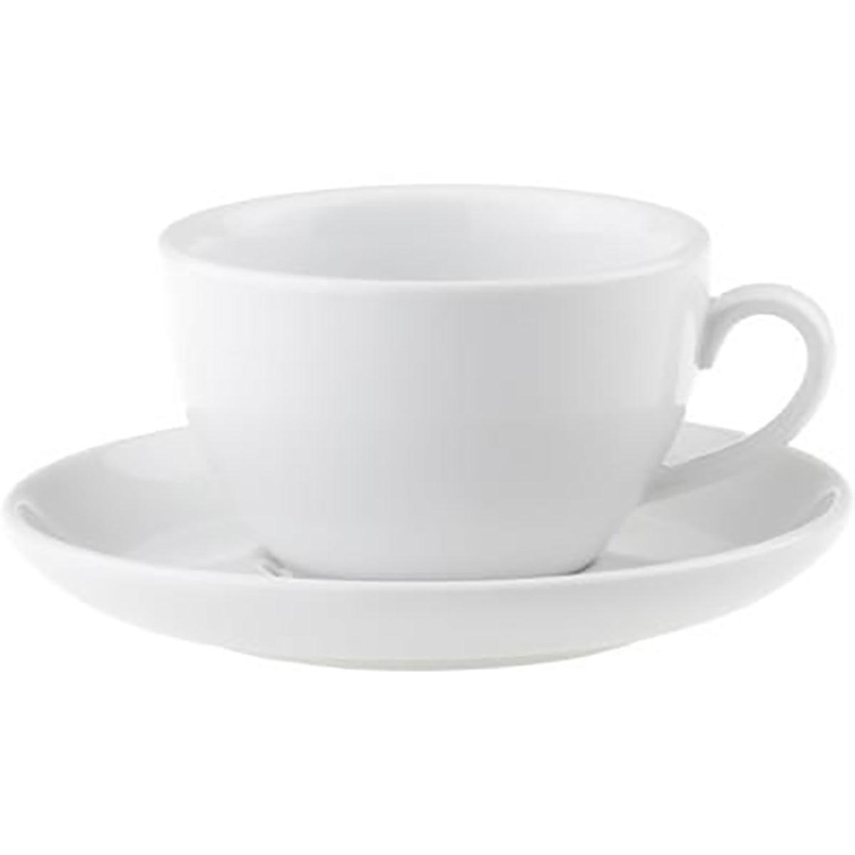 Royal Porcelain Chelsea Cappuccino Saucer 160mm (Box of 24) - Kitchenly