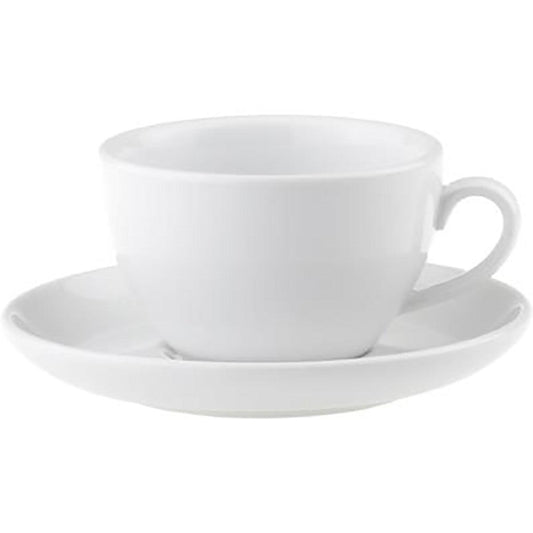 Royal Porcelain Chelsea Cappuccino Saucer 160mm (Box of 24) - Kitchenly