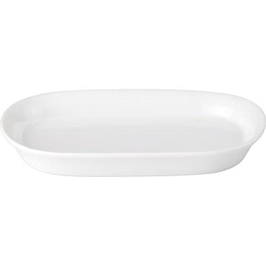 Royal Porcelain Chelsea Oblong Pickle Dish 150x90mm (Box of 12) - Kitchenly