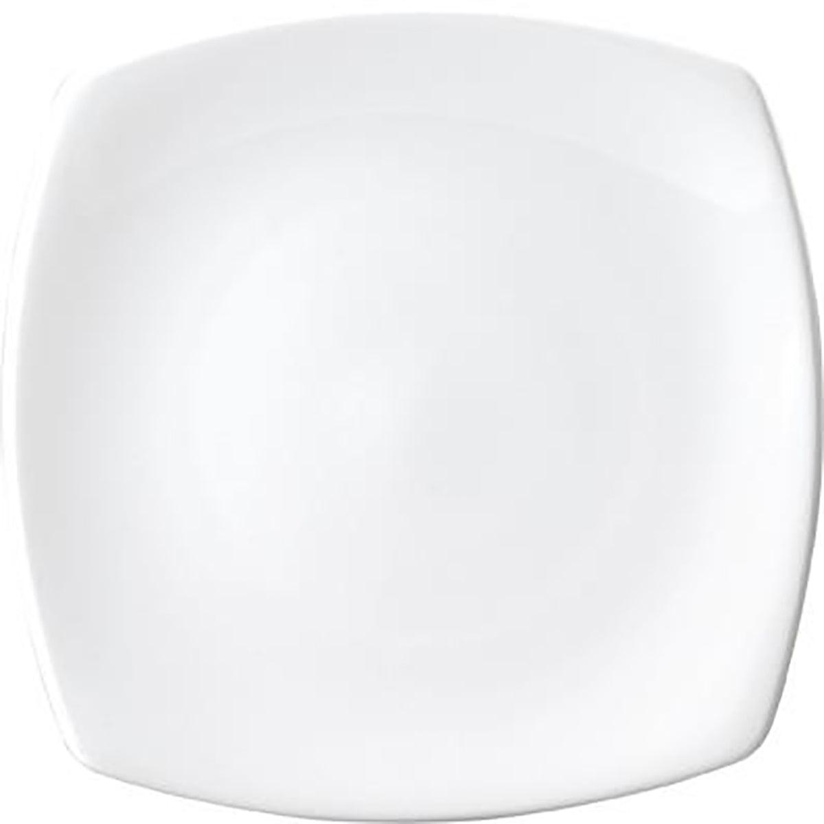 Royal Porcelain Chelsea Square Flat Coupe Plate 240mm (Box of 12) - Kitchenly
