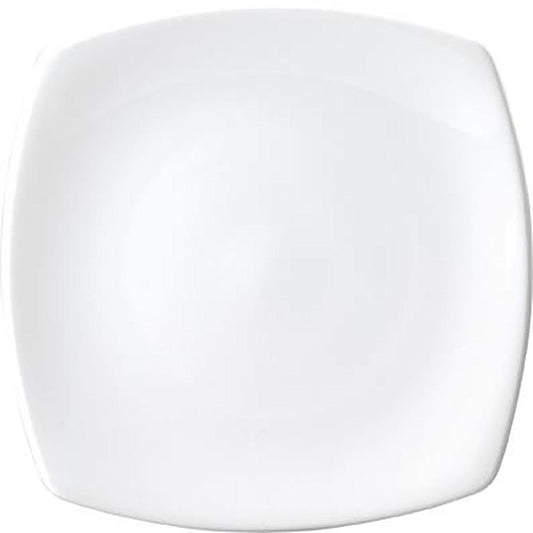 Royal Porcelain Chelsea Square Flat Coupe Plate 270mm (Box of 12) - Kitchenly