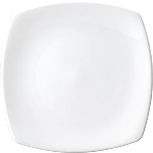 Royal Porcelain Chelsea Square Flat Coupe Plate 300mm (Box of 12) - Kitchenly