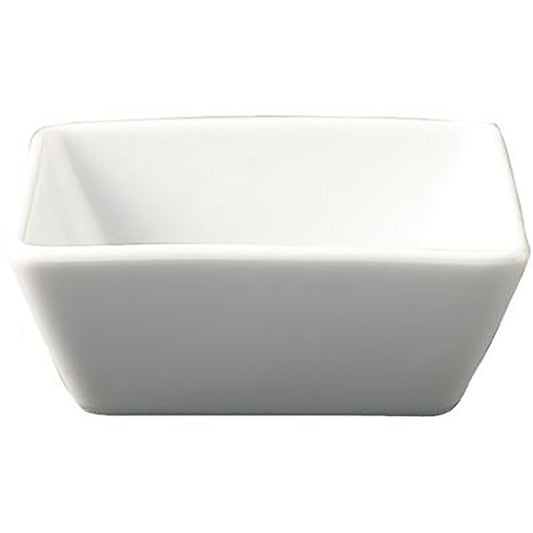 Royal Porcelain Chelsea Square Sauce Dish 70x70mm (Box of 72) - Kitchenly
