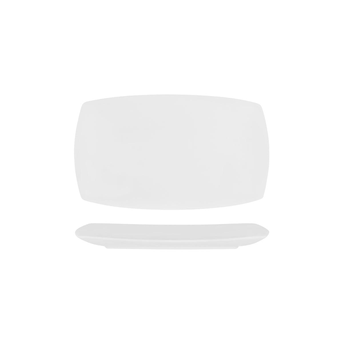Royal Porcelain Chelsea Rectangular Coupe Platter 320x190mm (Box of 12) - Kitchenly