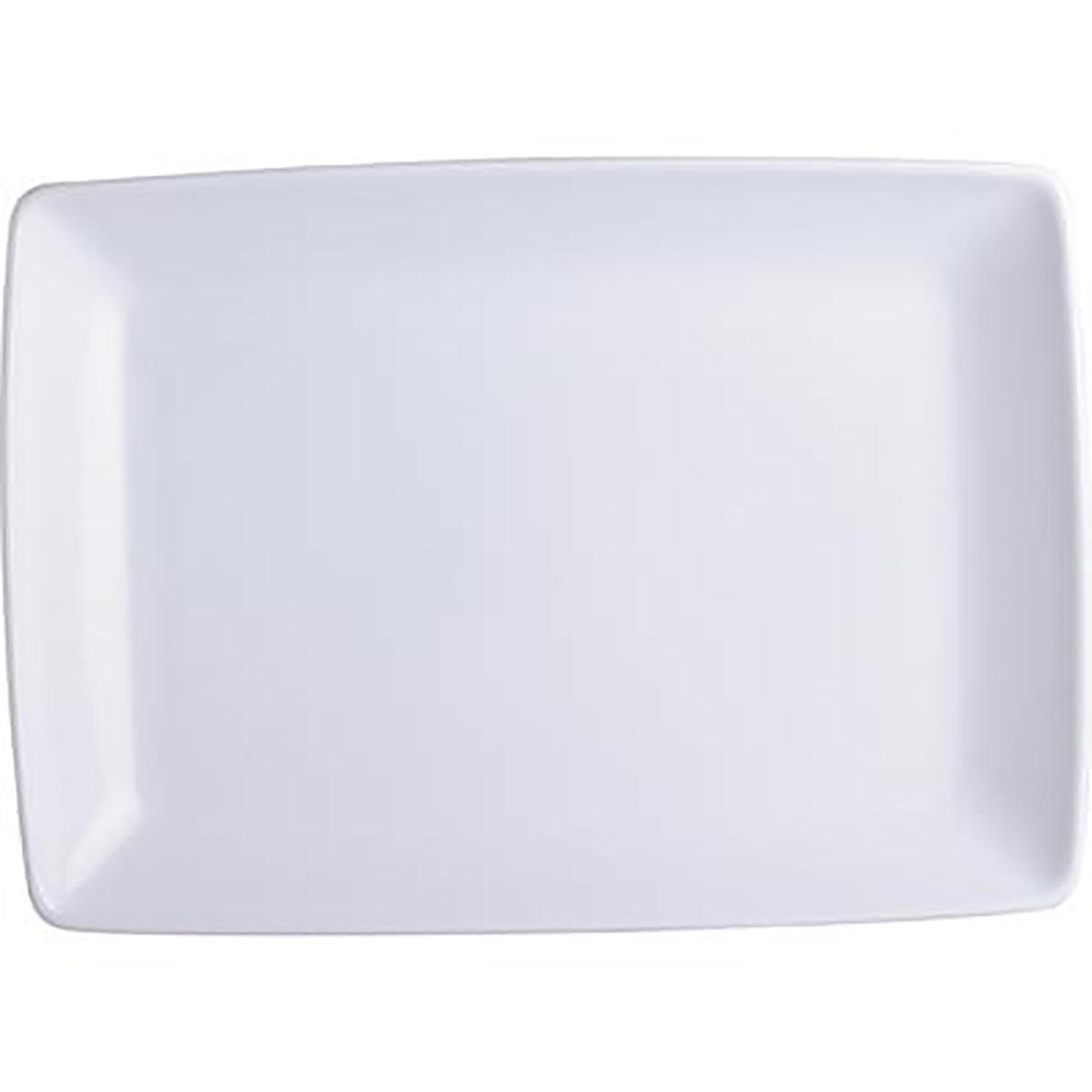 Royal Porcelain Chelsea Rectangular Coupe Platter 360x200mm (Box of 12) - Kitchenly