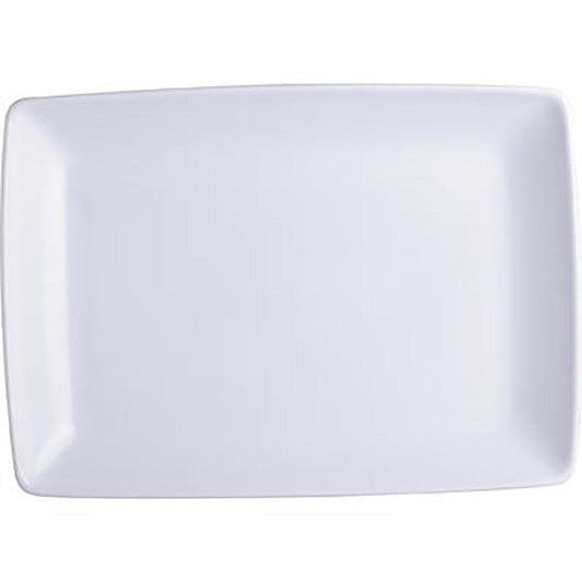 Royal Porcelain Chelsea Rectangular Coupe Platter 360x200mm (Box of 12) - Kitchenly
