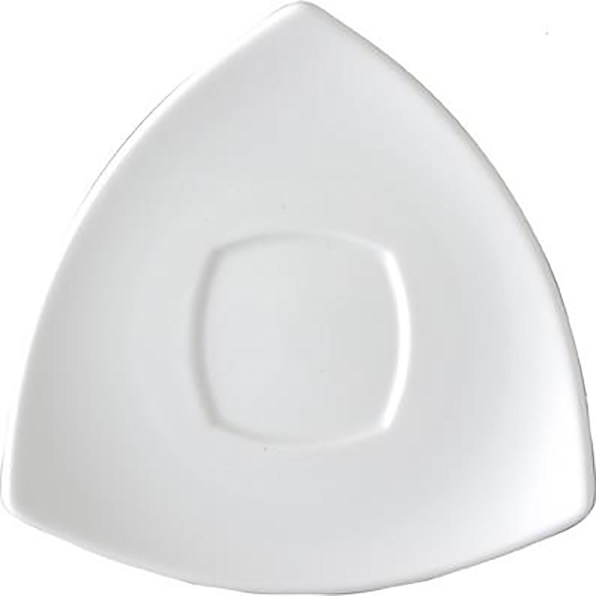 Royal Porcelain Chelsea Triangular Saucer 150mm (Box of 24) - Kitchenly