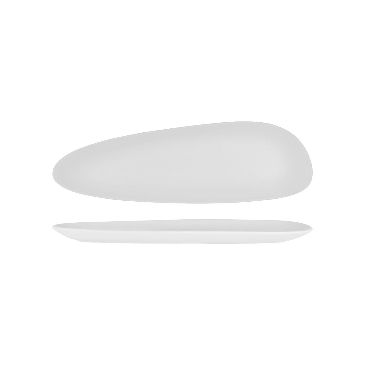 Royal Porcelain Chelsea Long Coupe Platter 410mm (Box of 6) - Kitchenly