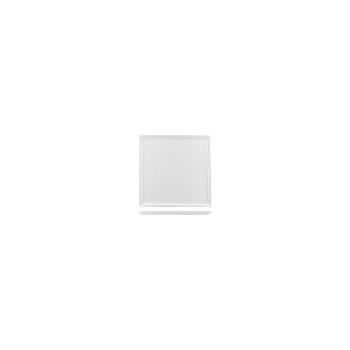 Royal Porcelain White Album Square Plate 100x100mm (Box of 6) - Kitchenly
