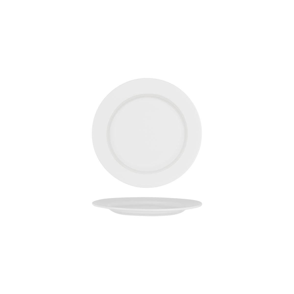 Royal Bone China Ascot Round Plate Wide Rim 211mm (Box of 6) - Kitchenly