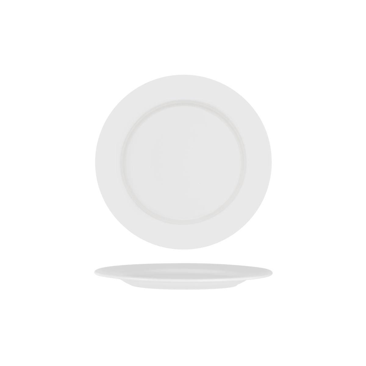 Royal Bone China Ascot Round Plate Wide Rim 271mm (Box of 6) - Kitchenly