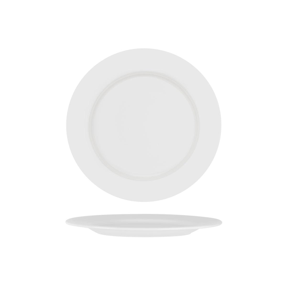 Royal Bone China Ascot Round Plate Wide Rim 303mm (Box of 6) - Kitchenly