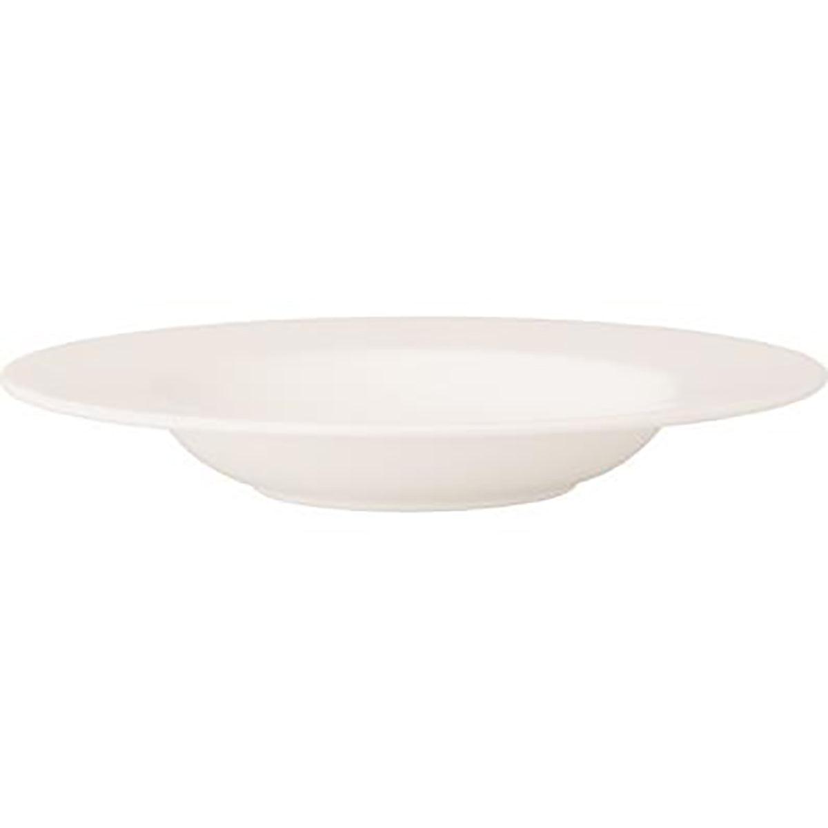 Royal Bone China Ascot Pasta Plate Wide Rim 280mm (Box of 6) - Kitchenly