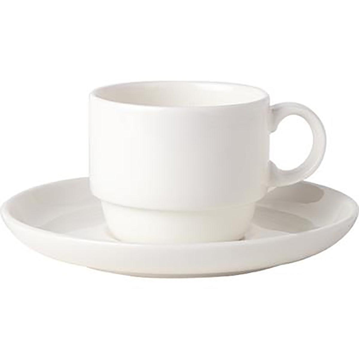 Royal Bone China Ascot Stackable Coffee Cup 200ml - Kitchenly