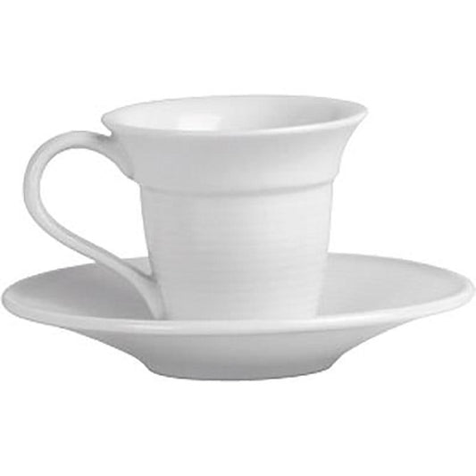 Patra Porcelain Aura Espresso Saucer 118mm (Box of 6) - Kitchenly