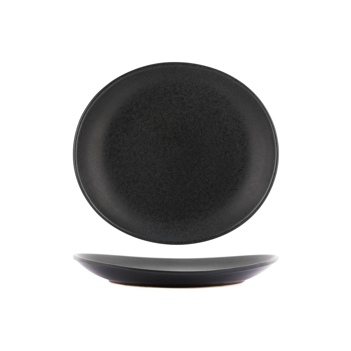 Tablekraft Artistica Slate Oval Plate 250x220mm (Box of 4) - Kitchenly