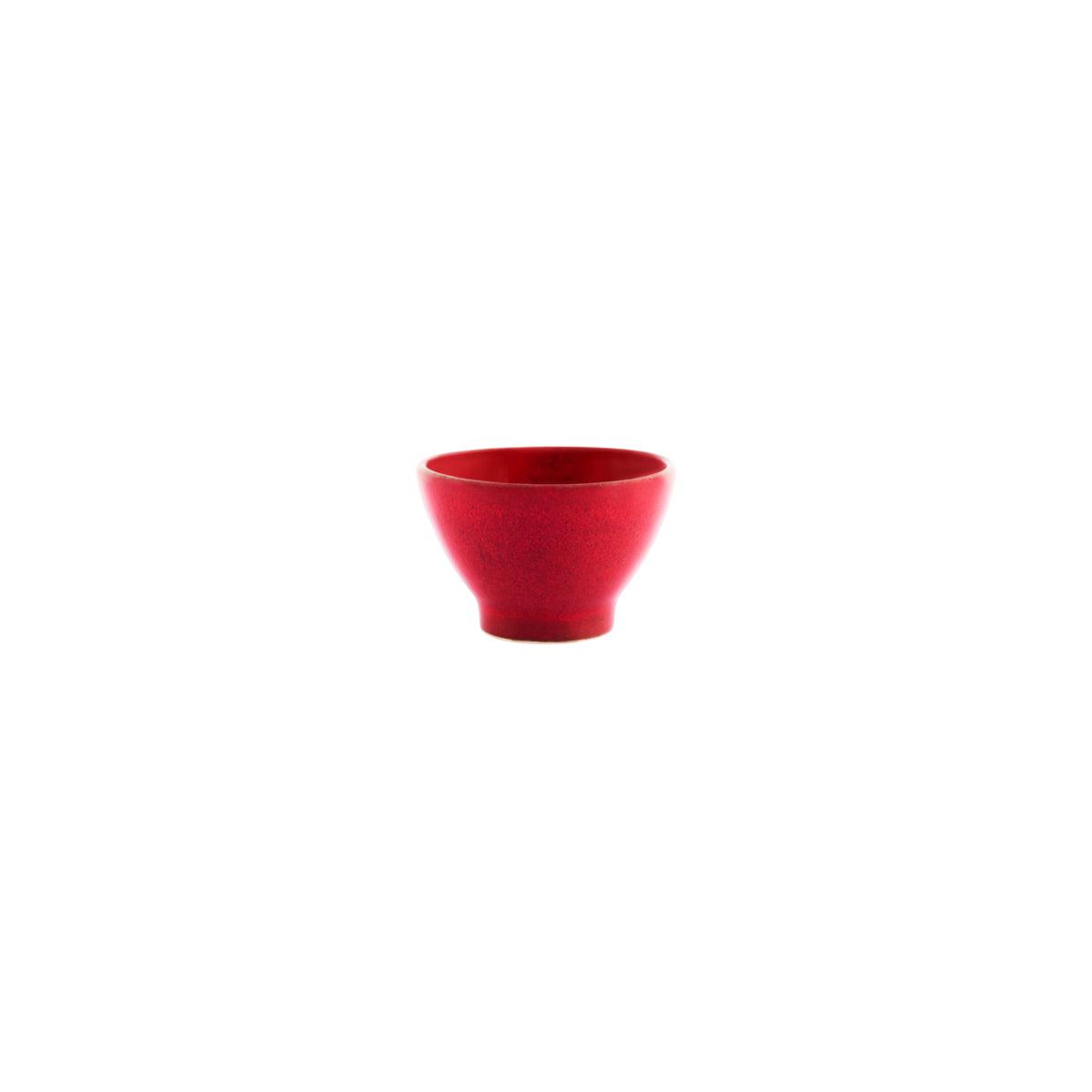 Tablekraft Artistica Reactive Red Footed Sauce Dish 75mm (Box of 6) - Kitchenly