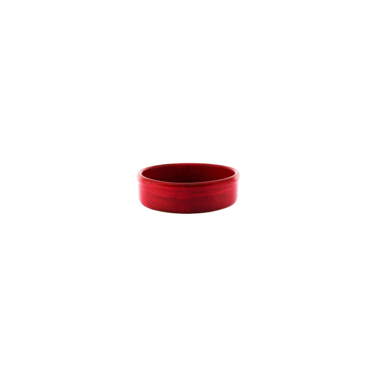 Tablekraft Artistica Reactive Red Round Tapas Dish 110mm (Box of 4) - Kitchenly