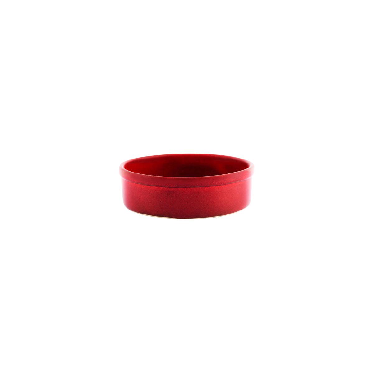 Tablekraft Artistica Reactive Red Round Tapas Dish 140mm (Box of 4) - Kitchenly