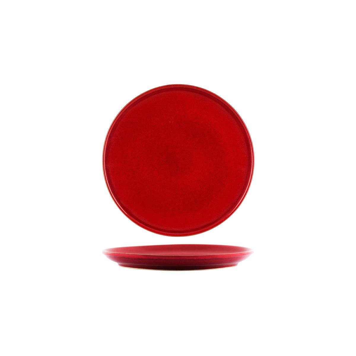 Tablekraft Artistica Reactive Red Round Plate 240mm (Box of 4) - Kitchenly