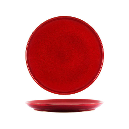 Tablekraft Artistica Reactive Red Round Plate 270mm (Box of 4) - Kitchenly