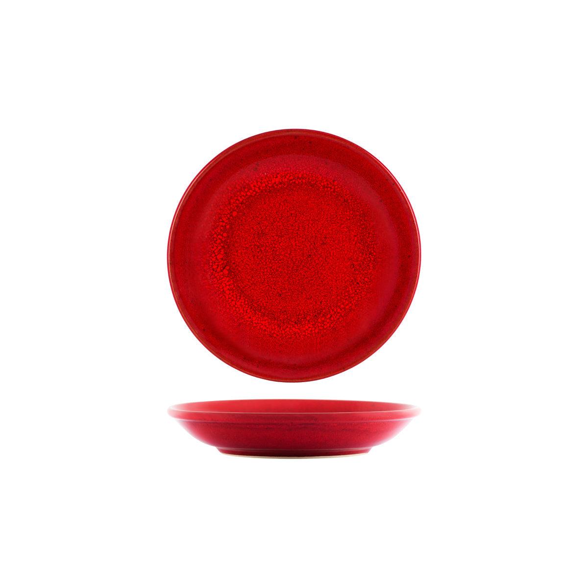 Tablekraft Artistica Reactive Red Soup Pasta Plate 210mm (Box of 4) - Kitchenly
