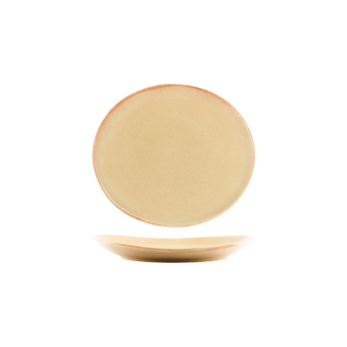 Tablekraft Artistica Flame Oval Plate 210x190mm (Box of 4) - Kitchenly