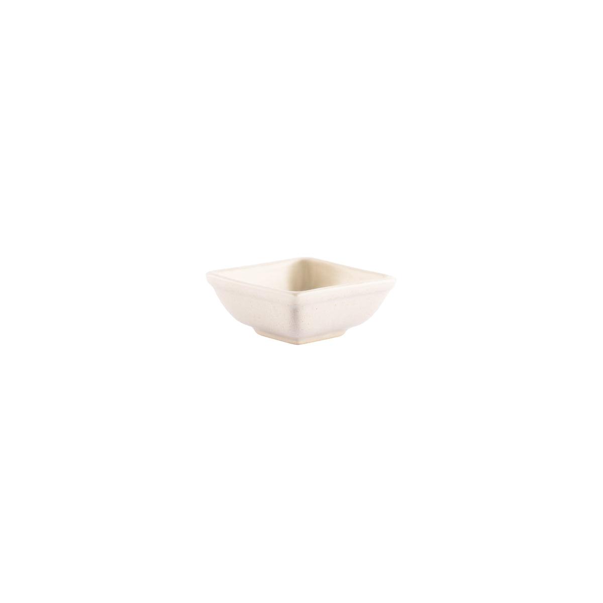 Tablekraft Artistica Sand Square Sauce Dish 80mm (Box of 6) - Kitchenly