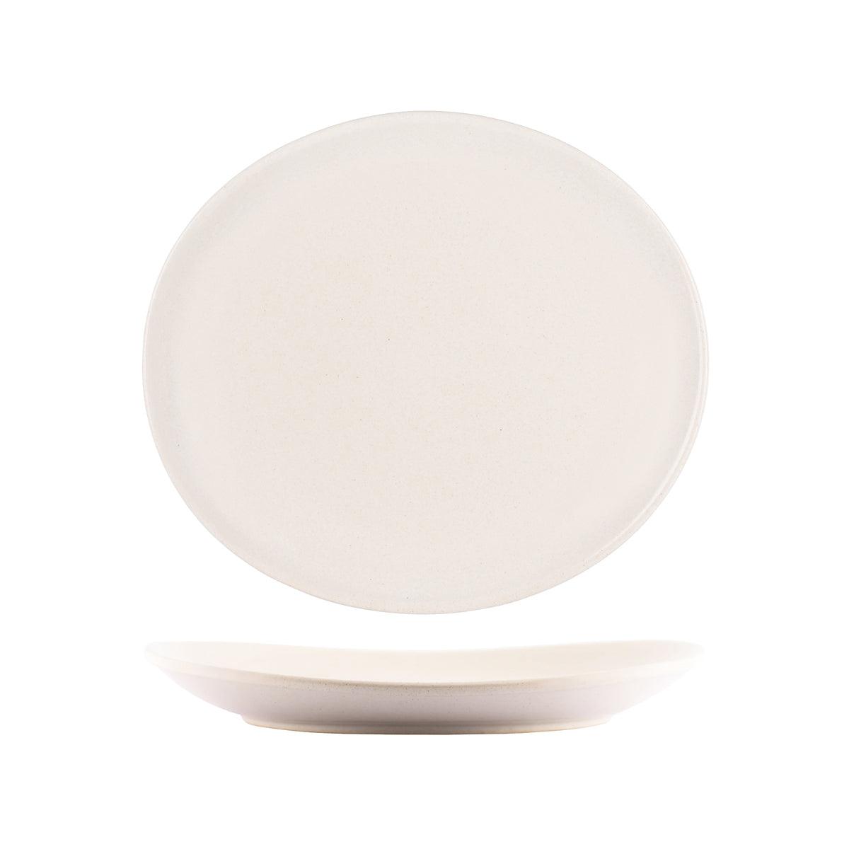 Tablekraft Artistica Sand Oval Plate 295x250mm (Box of 4) - Kitchenly