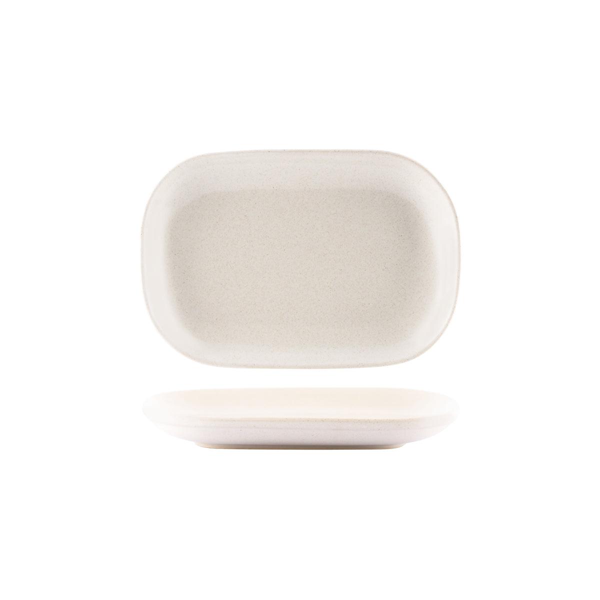 Tablekraft Artistica Sand Rectangular Plate 240x160mm (Box of 4) - Kitchenly