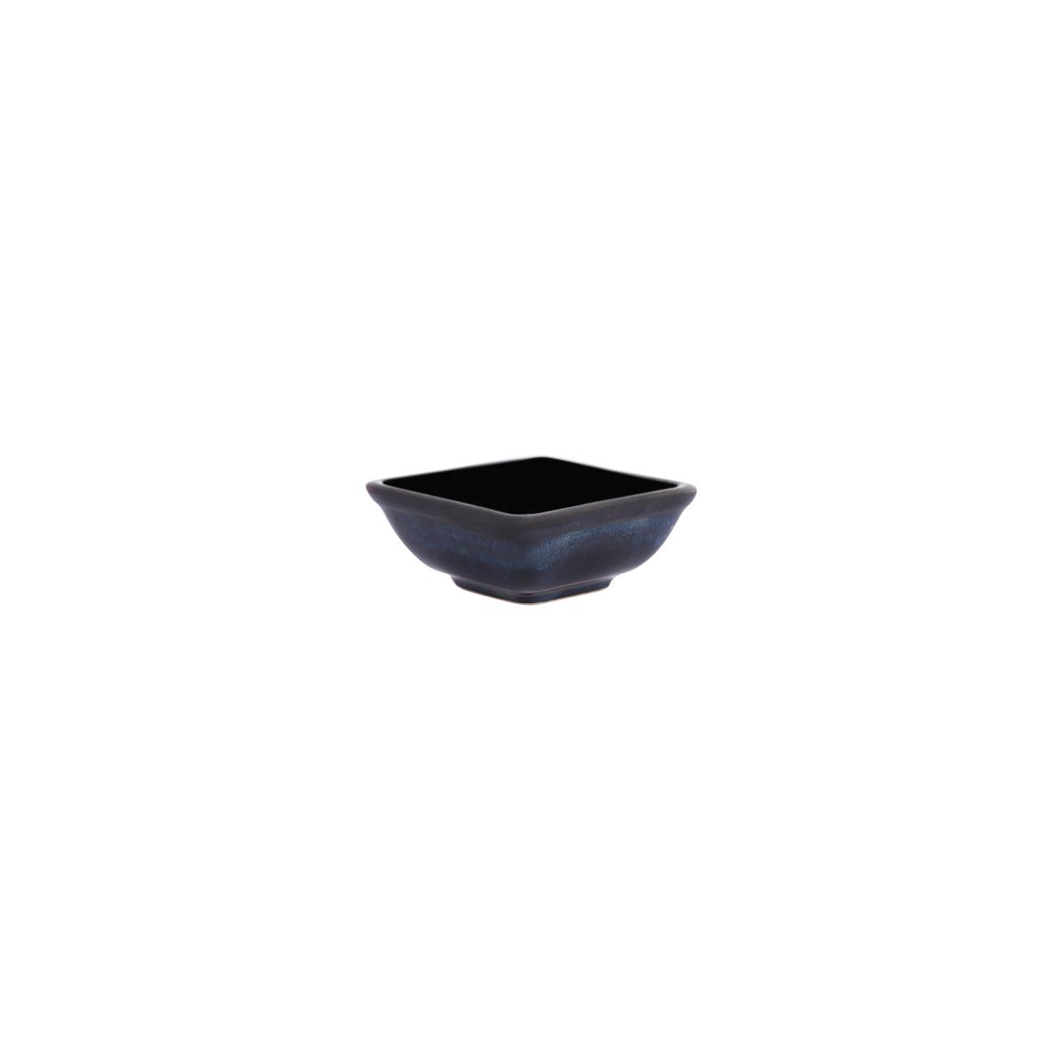 Tablekraft Artistica Midnight Blue Square Sauce Dish 80mm (Box of 6) - Kitchenly