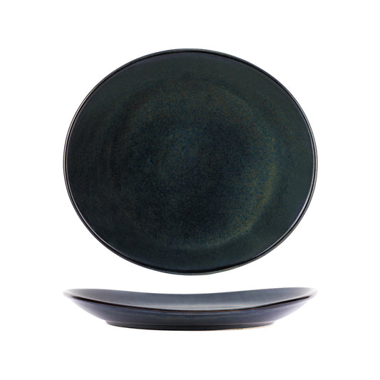 Tablekraft Artistica Midnight Blue Oval Plate 295x250mm (Box of 4)