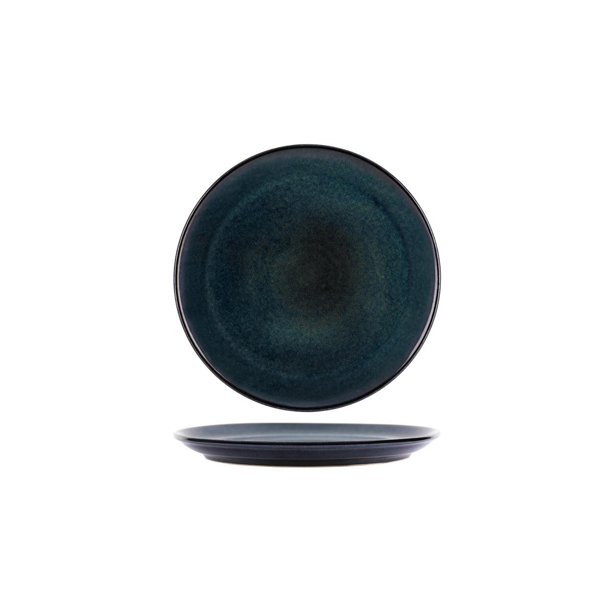 Tablekraft Artistica Midnight Blue Round Plate 240mm (Box of 4) - Kitchenly